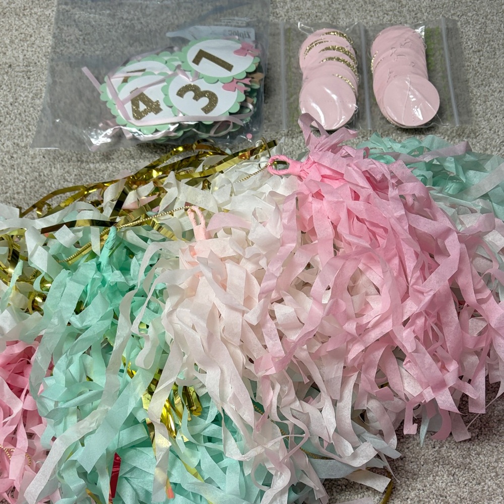 Pastel Party Tassel Garland Kit